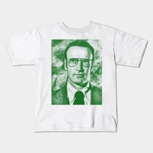 Richard Anderson - art drawing// green solid style Kids T-Shirt